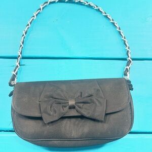 Preston & York Black Bow Shoulder Bag